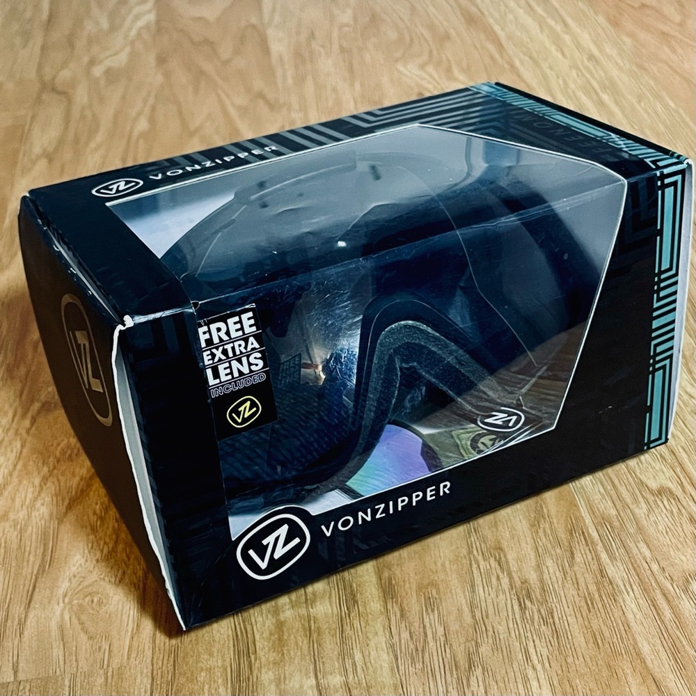 VonZipper Snow Goggles w/ Extra Lens + Box - Picture 2 of 7